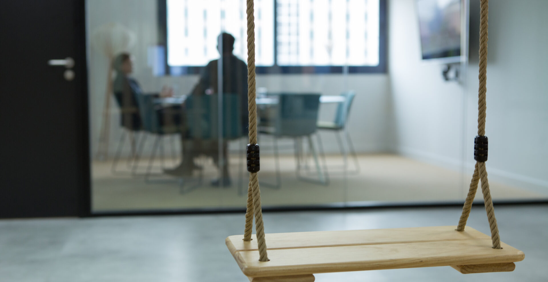 Bild von Schaukel und Besprechungsraum in Inspiraliaa Madrid